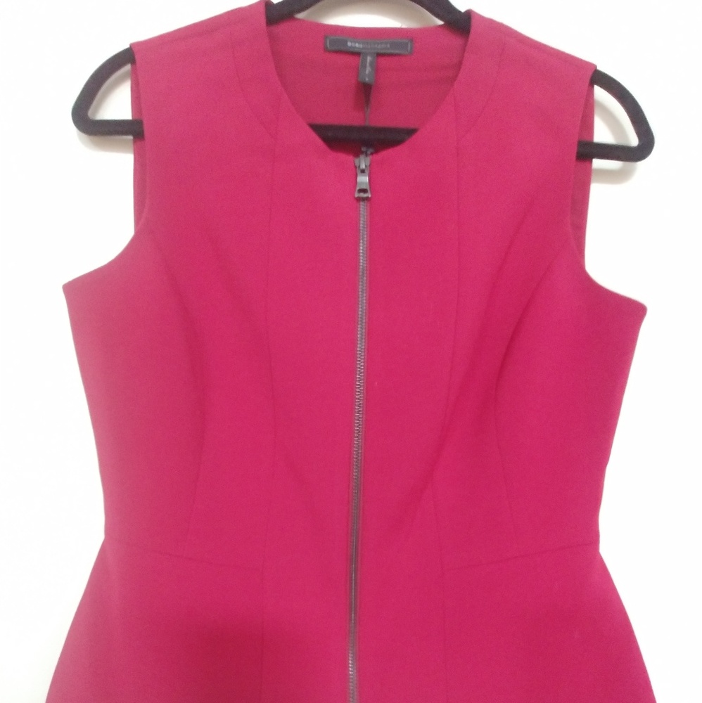 BCBG Deep Red Vest